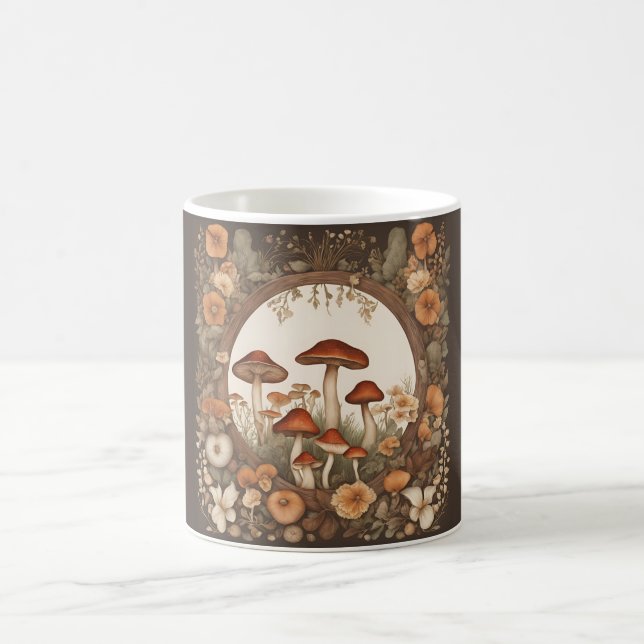 Mushroom-Cocktcore Kaffeetasse (Mittel)