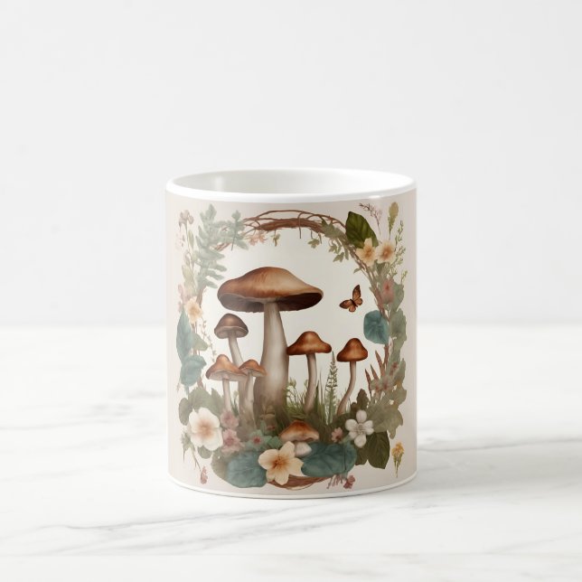 Mushroom-Cocktcore Kaffeetasse (Mittel)