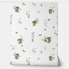 Mushroom Cotattcore Blumenbienen Tapete