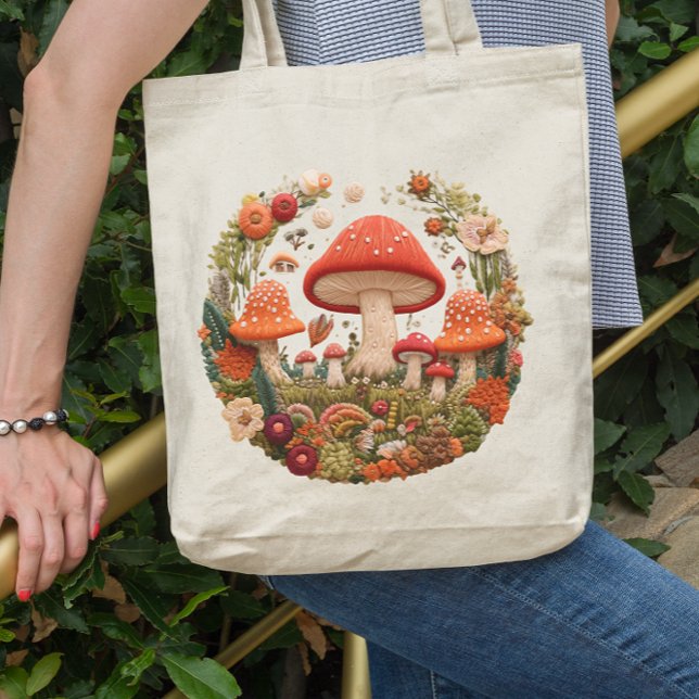 Mushroom-Cotgore-Tasche Tragetasche (Von Creator hochgeladen)