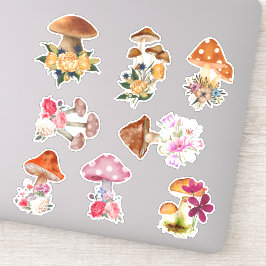 Mushroom Custom-Cut Vinyl Sticker