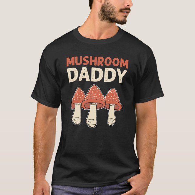 Mushroom Daddy Morel Hunter Mushroom Collecting T-Shirt (Vorderseite)