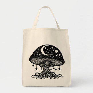 Mushroom des Moon and Stars Tragetasche