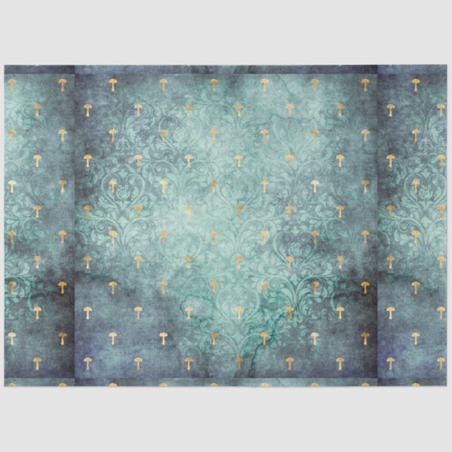 Mushroom Ephemera Design Series #11 Seidenpapier (Vorderseite)