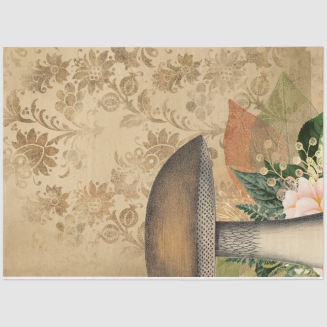 Mushroom Ephemera Design Series #14 Seidenpapier (Vorderseite)