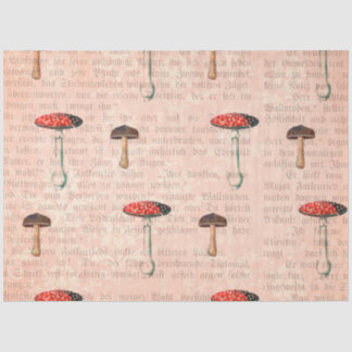 Mushroom Ephemera Design Series #9 Seidenpapier