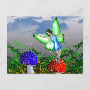 Mushroom Fairy Postkarte