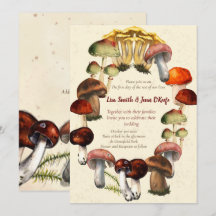 Mushroom Fairy Ring Einladungen
