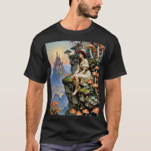 Mushroom Fairy Tale Parco Tassino T-Shirt