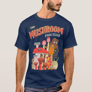 Mushroom Fan Club Retro Niedlicher Cocktail Mushr T-Shirt