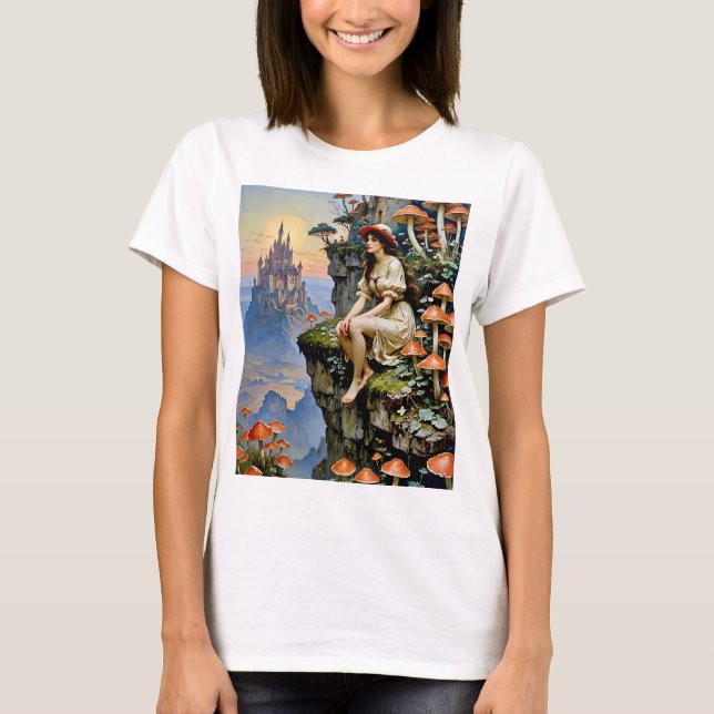 Mushroom Fantasy Dreamscape Bezauberndes Shirt (Vorderseite)