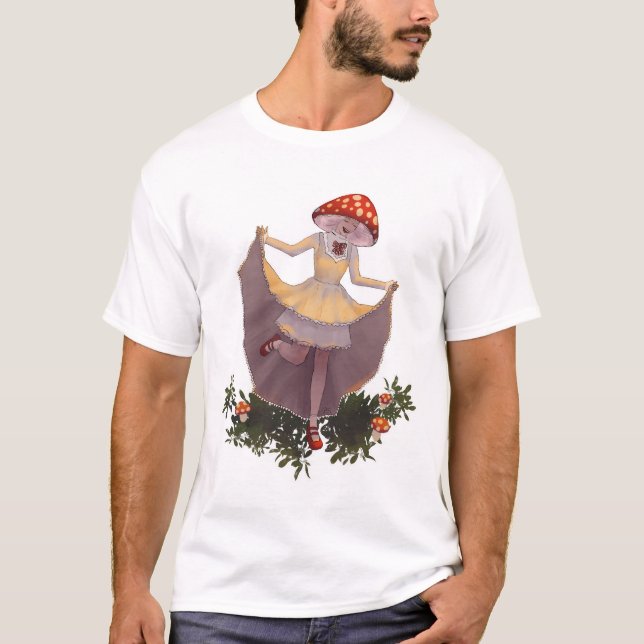 Mushroom Fantasy Girl T-Shirt (Vorderseite)