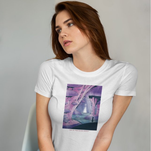 Mushroom Fantasy Landscape T-Shirt (Von Creator hochgeladen)