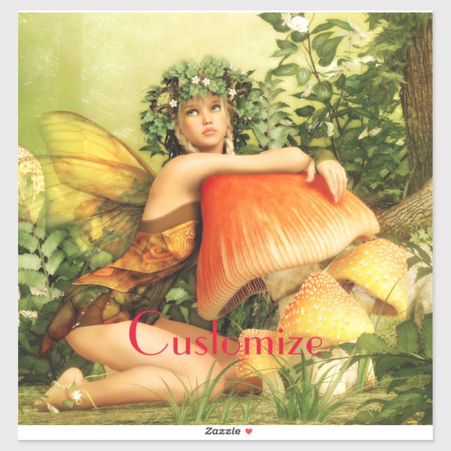 Mushroom Fee Thunder_Cove Aufkleber (Blatt)