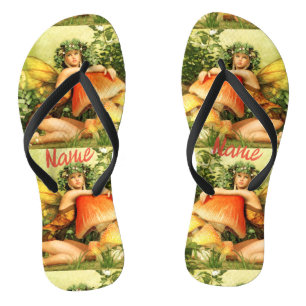 Mushroom Fee Thunder_Cove Flip Flops