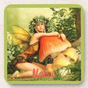 Mushroom Fee Thunder_Cove Getränkeuntersetzer