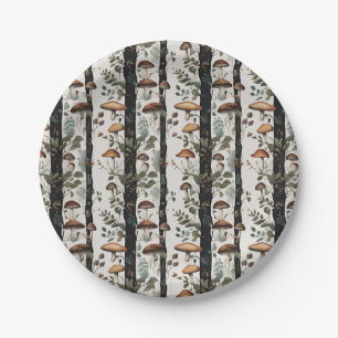 Mushroom Fields Pappteller