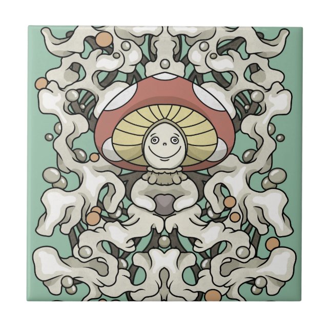 Mushroom Fliese (Vorderseite)