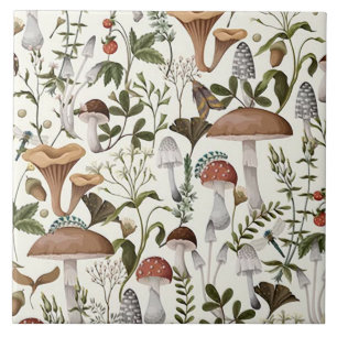 „Mushroom Forrest Beige“ Fliese aus Keramik