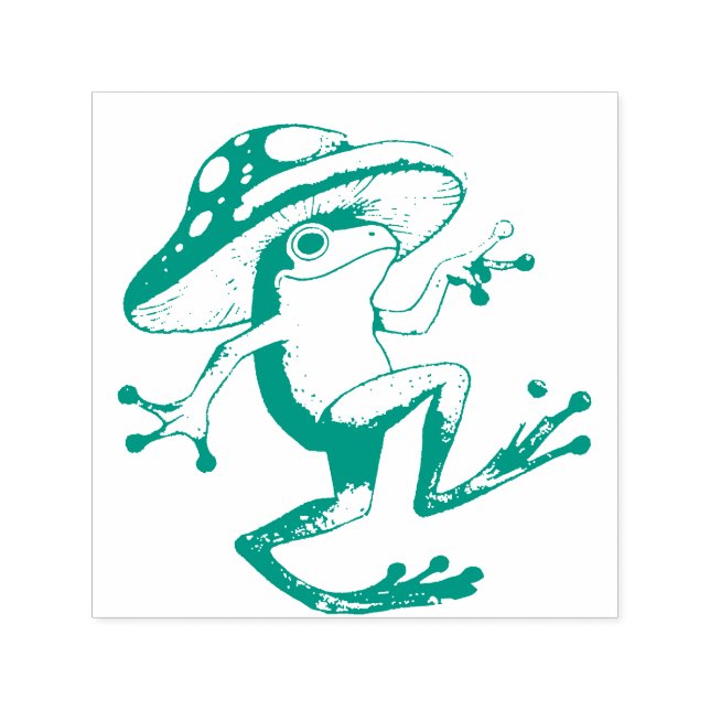 Mushroom Frog                                      Permastempel (Design)
