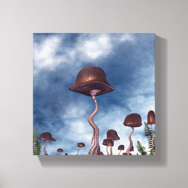 Mushroom Garden Leinwanddruck (Vorderseite)