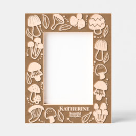 Mushroom Geätzte Rahmen