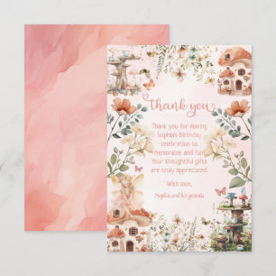 Mushroom-Girl Dankeskarte