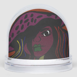 Mushroom Girl Schneekugeln