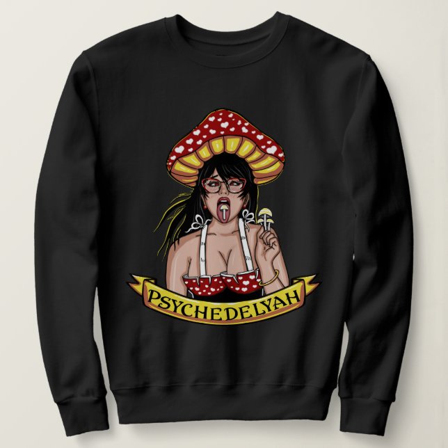 Mushroom Girl Sweatshirt (Design vorne)