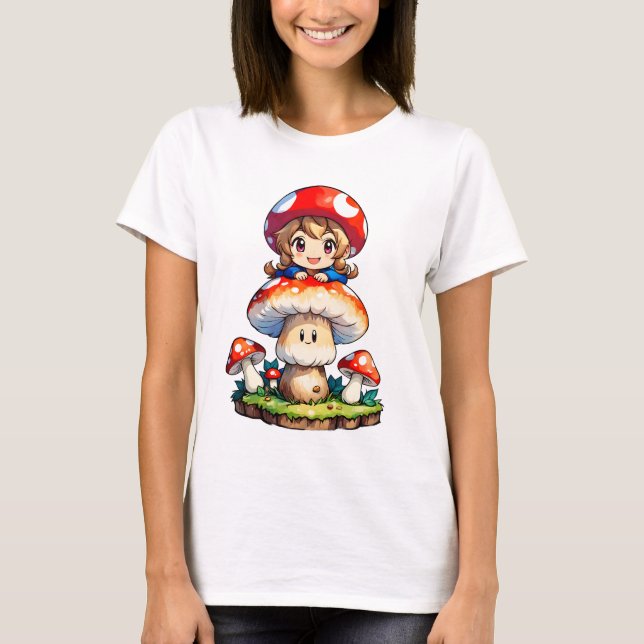 Mushroom Girl T-Shirt (Vorderseite)