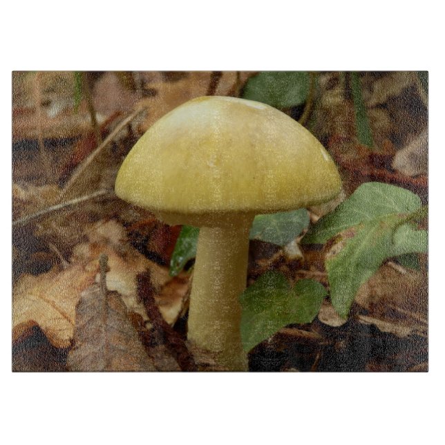 Mushroom Glass Chopping Board Schneidebrett (Vorderseite)