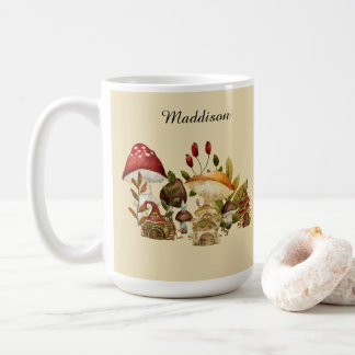 Mushroom Gnomes Verzauberung Kaffeetasse