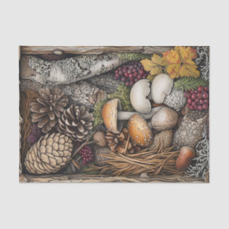 Mushroom Goblincore Witchy Nature Decoupage Seidenpapier
