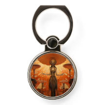 Mushroom Goddess Art Phone Grip