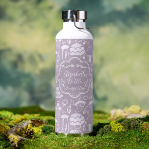 Mushroom Gray Cream Cooler Trinkflasche
