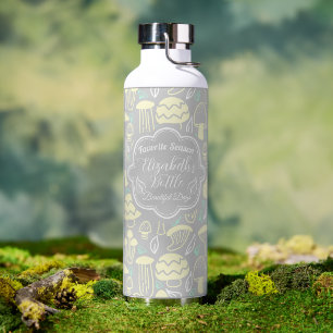 Mushroom Gray Cream Cooler Trinkflasche