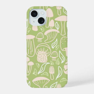 Mushroom Green iPhone 15 Hülle