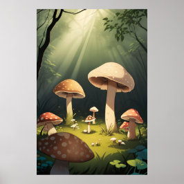 Mushroom Grove Poster