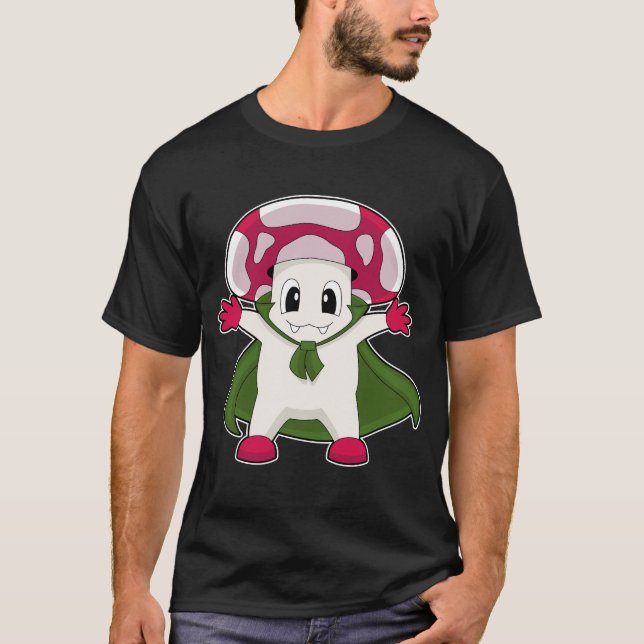 Mushroom Halloween Cape T-Shirt (Vorderseite)