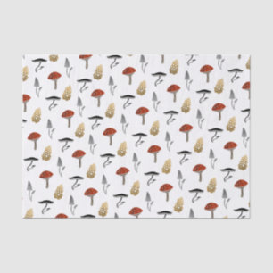 Mushroom Harvest Tissue - White Seidenpapier
