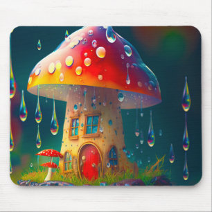 Mushroom House Mousepad
