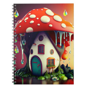 Mushroom House Notizblock