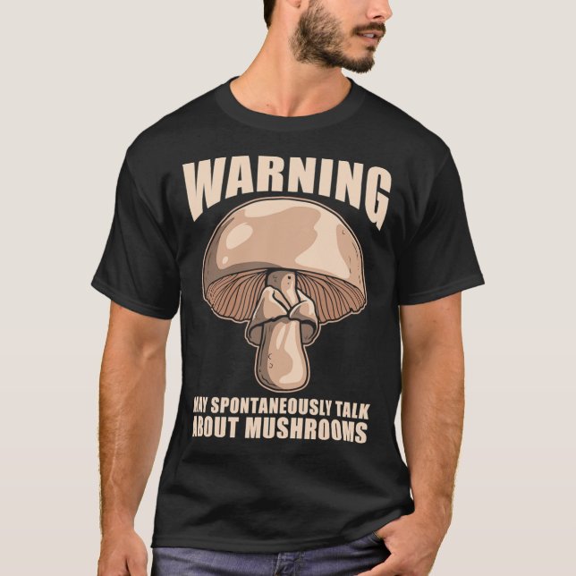 Mushroom Hunter Fun Typ Klassischer T - Shirt (Vorderseite)