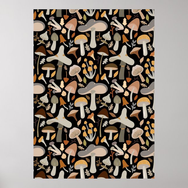 Mushroom Hunter Mid Mushroom Poster (Vorne)