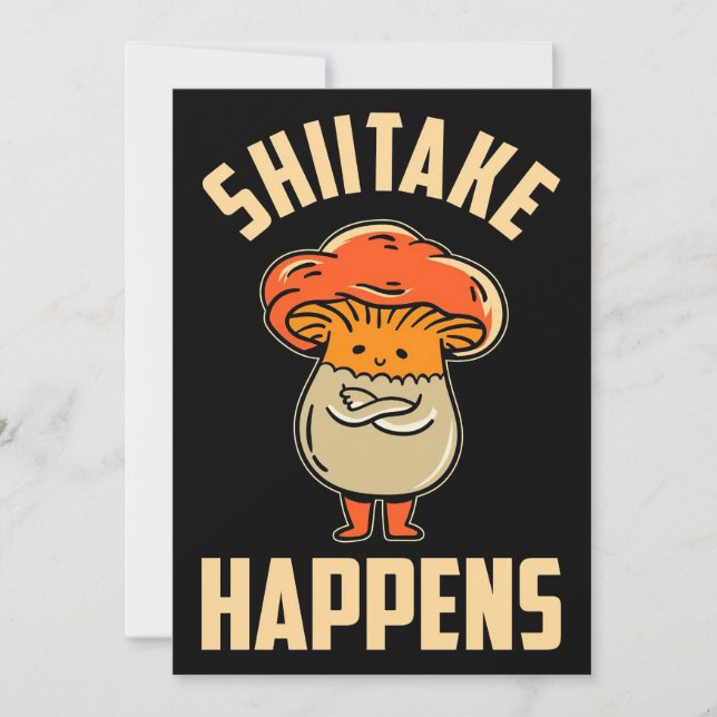 Mushroom Hunter Mushroom Fungi Dankeskarte (Vorderseite)