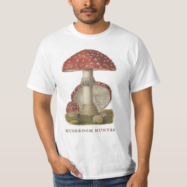 Mushroom Hunter Vintag Magic Shroom T-Shirt (Vorderseite)
