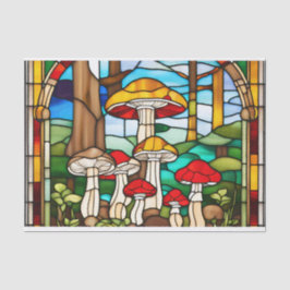 Mushroom-Hütte Seidenpapier