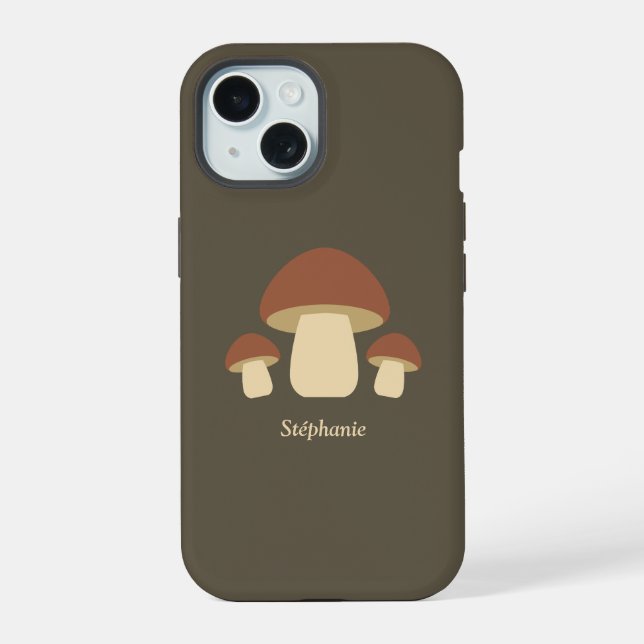Mushroom iPhone 15 Hülle (Rückseite)