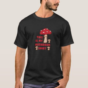 Mushroom-Jagd auf Ironi-Zitat-Gemüse T-Shirt