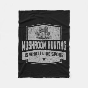 Mushroom-Jagd ist das, was ich sportlich lebe - Fu Fleecedecke